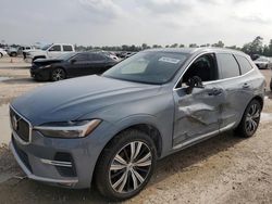 Salvage cars for sale from Copart Houston, TX: 2022 Volvo XC60 B5 Inscription