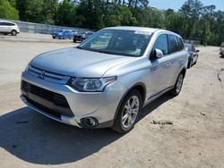 Mitsubishi salvage cars for sale: 2015 Mitsubishi Outlander SE