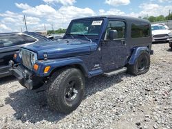 Jeep Wrangler / tj Unlimited salvage cars for sale: 2006 Jeep Wrangler / TJ Unlimited