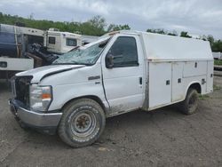 Salvage cars for sale from Copart West Mifflin, PA: 2014 Ford Econoline E350 Super Duty Cutaway Van