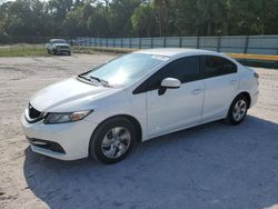 Salvage cars for sale from Copart Fort Pierce, FL: 2015 Honda Civic LX