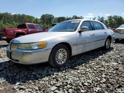 Lincoln salvage cars for sale: 1998 Lincoln Town Car Signature