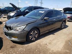 Salvage cars for sale from Copart Elgin, IL: 2014 Honda Accord LX