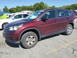 Salvage cars for sale from Copart Kansas City, KS: 2013 Honda CR-V LX