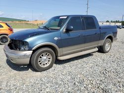 Ford salvage cars for sale: 2001 Ford F150 Supercrew