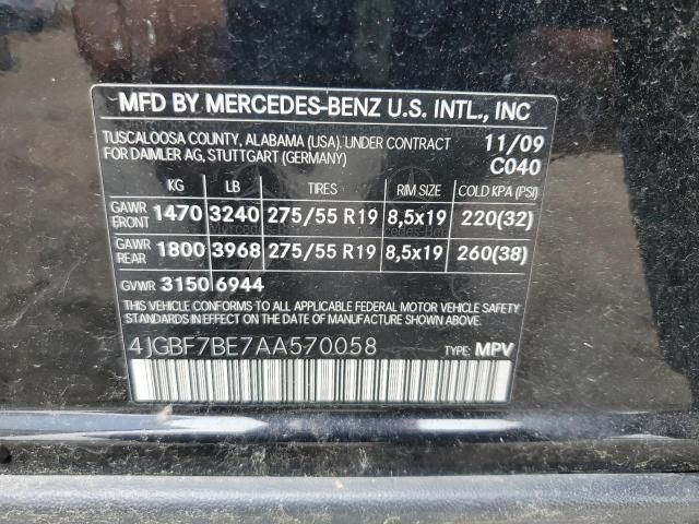 2010 Mercedes-Benz GL 450 4matic