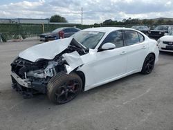 Vehiculos salvage en venta de Copart Orlando, FL: 2017 Alfa Romeo Giulia TI