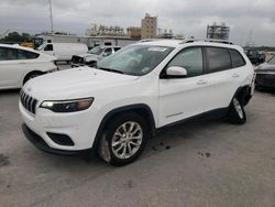 Jeep Cherokee Latitude salvage cars for sale: 2021 Jeep Cherokee Latitude