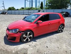 Volkswagen gti Vehiculos salvage en venta: 2016 Volkswagen GTI S/SE