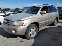 Salvage cars for sale from Copart Las Vegas, NV: 2005 Toyota Highlander Limited
