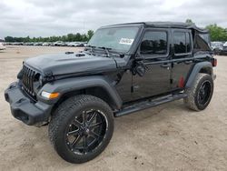 Salvage cars for sale from Copart Houston, TX: 2023 Jeep Wrangler Sport