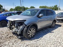 Salvage cars for sale from Copart Columbus, OH: 2017 Honda Pilot EXL