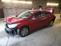 Vehiculos salvage en venta de Copart Angola, NY: 2014 KIA Forte EX