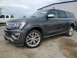 Ford Expedition salvage cars for sale: 2019 Ford Expedition Max Platinum