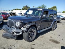 Vehiculos salvage en venta de Copart Vallejo, CA: 2018 Jeep Wrangler Unlimited Sahara