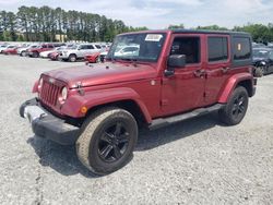 Salvage cars for sale from Copart Lumberton, NC: 2012 Jeep Wrangler Unlimited Sahara
