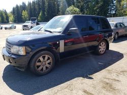 Salvage cars for sale from Copart Arlington, WA: 2006 Land Rover Range Rover HSE