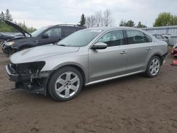 Salvage cars for sale from Copart Ontario Auction, ON: 2012 Volkswagen Passat SE