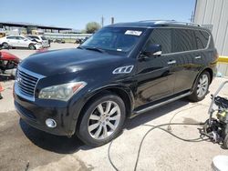 Infiniti qx56 salvage cars for sale: 2012 Infiniti QX56