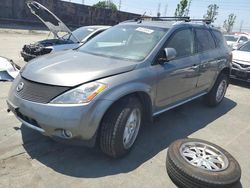 Nissan salvage cars for sale: 2006 Nissan Murano SL