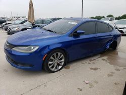 Vehiculos salvage en venta de Copart Grand Prairie, TX: 2015 Chrysler 200 S