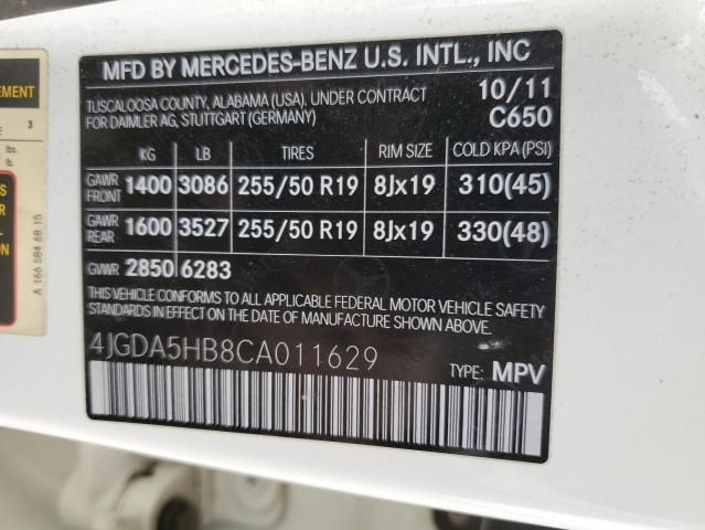 2012 Mercedes-Benz ML 350 4matic