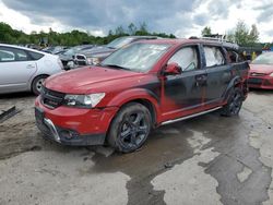 Salvage cars for sale from Copart Duryea, PA: 2018 Dodge Journey Crossroad