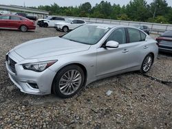 Salvage cars for sale from Copart Memphis, TN: 2020 Infiniti Q50 Pure