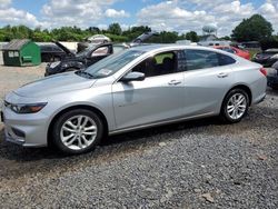 Chevrolet salvage cars for sale: 2016 Chevrolet Malibu LT