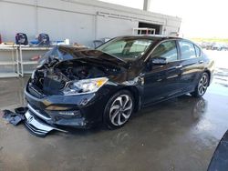 Honda Accord EXL salvage cars for sale: 2017 Honda Accord EXL