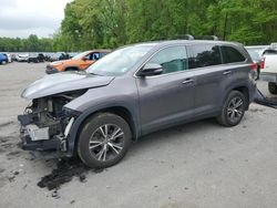 Toyota Highlander le salvage cars for sale: 2019 Toyota Highlander LE