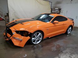 Salvage cars for sale from Copart Davison, MI: 2021 Ford Mustang GT