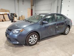 Toyota salvage cars for sale: 2015 Toyota Corolla L