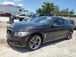 Vehiculos salvage en venta de Copart Opa Locka, FL: 2016 BMW 428 XI