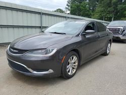 Chrysler salvage cars for sale: 2016 Chrysler 200 Limited