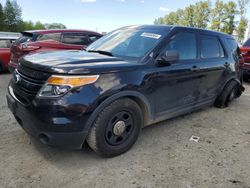 Salvage cars for sale from Copart Arlington, WA: 2013 Ford Explorer Police Interceptor