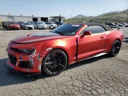 Salvage cars for sale from Copart Colton, CA: 2022 Chevrolet Camaro ZL1
