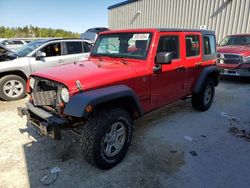 Jeep salvage cars for sale: 2014 Jeep Wrangler Unlimited Sport