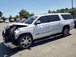 Cadillac Escalade salvage cars for sale: 2016 Cadillac Escalade ESV Premium