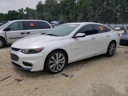 Salvage cars for sale from Copart Ocala, FL: 2017 Chevrolet Malibu Premier