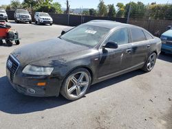 Salvage cars for sale from Copart San Martin, CA: 2011 Audi A6 Premium Plus