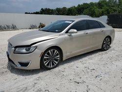 2017 Lincoln MKZ Hybrid Select en venta en New Braunfels, TX