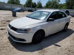 Salvage cars for sale from Copart Midway, FL: 2012 Volkswagen Jetta Base