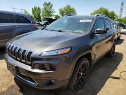 Vehiculos salvage en venta de Copart Elgin, IL: 2015 Jeep Cherokee Limited