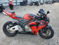 Honda salvage cars for sale: 2005 Honda CBR600 RR