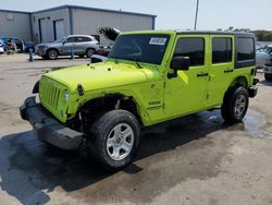 Jeep Wrangler Unlimited Sport salvage cars for sale: 2016 Jeep Wrangler Unlimited Sport