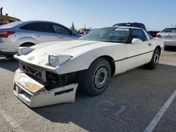 Salvage cars for sale from Copart Rancho Cucamonga, CA: 1986 Chevrolet Corvette