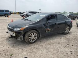 Honda salvage cars for sale: 2012 Honda Civic EX