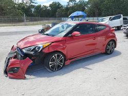 Salvage cars for sale from Copart Fort Pierce, FL: 2016 Hyundai Veloster Turbo