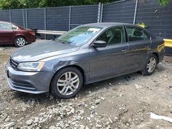 Vehiculos salvage en venta de Copart Waldorf, MD: 2015 Volkswagen Jetta Base